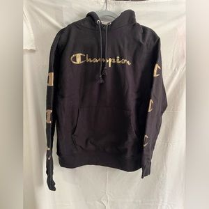 Gold and black Champion Sweatshirt